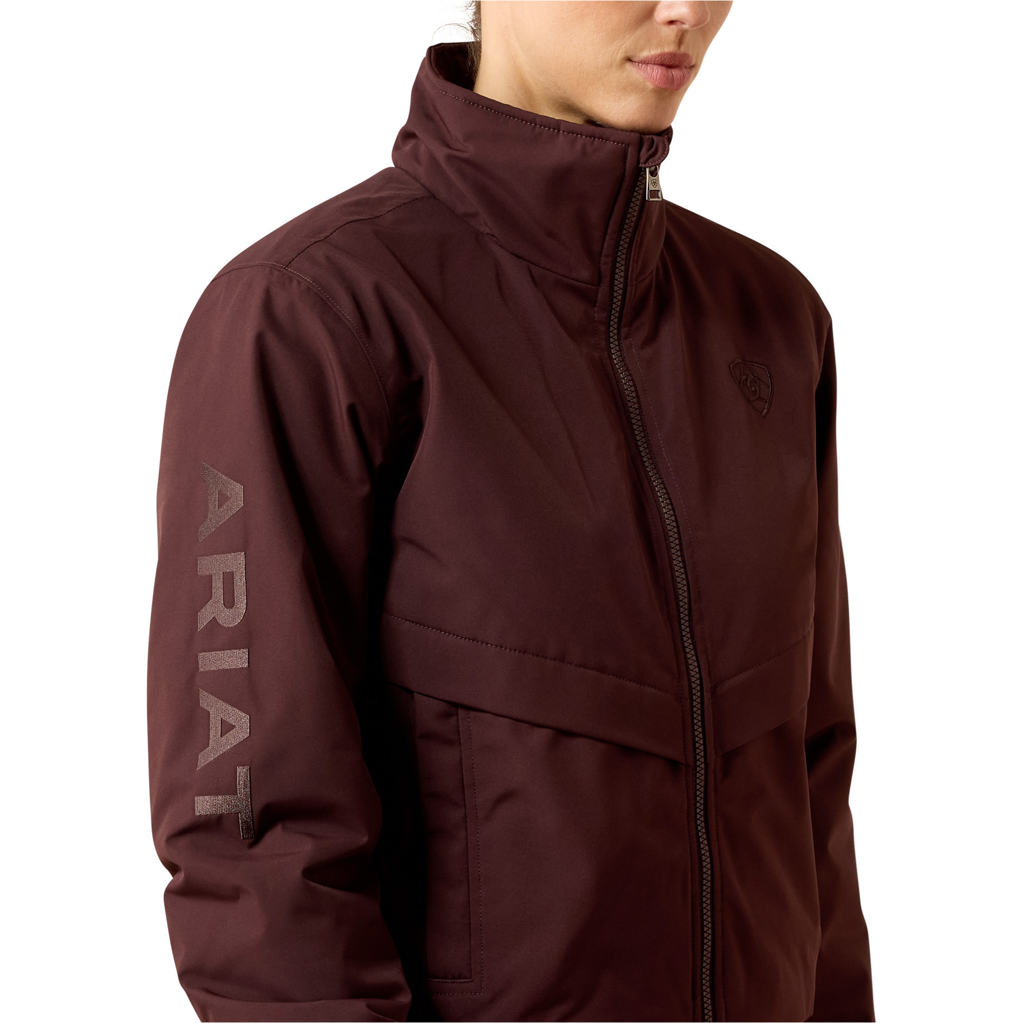 2026 Ariat Damen Stable 2.0 Isolierte Jacke 10079844 - Chocolate Plum